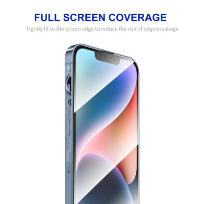 For iPhone 15 2pcs ENKAY Full Glue High Aluminum-silicon Tempered Glass Film by ENKAY