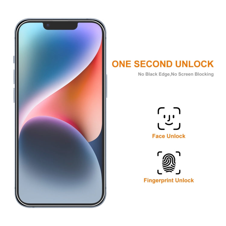 For iPhone 15 ENKAY Hat-Prince 0.26mm 9H 2.5D High Aluminum-silicon Tempered Glass Film by ENKAY