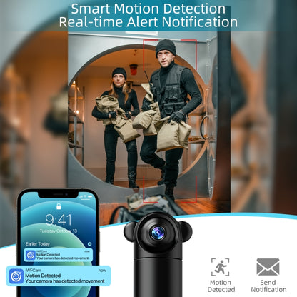 V10 HD Infrared Home Night Vision Mini Camera Remote Control Family Security Camera by bashfashion