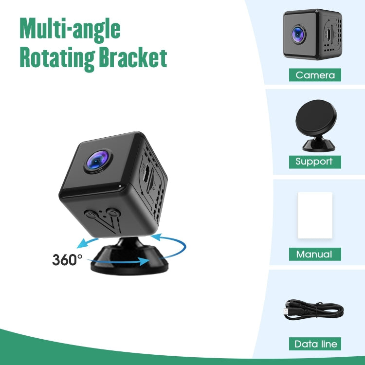 W10 Home Wireless IP Camera Mini Wifi Network Camera with Night Vision by bashfashion