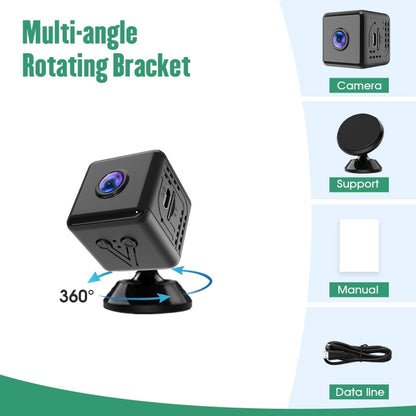W10 Home Wireless IP Camera Mini Wifi Network Camera with Night Vision by bashfashion