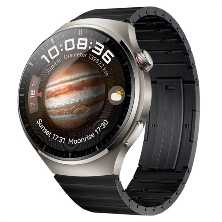 For Huawei Watch 4 / 4 Pro Titanium Alloy Quick Release Watch Band(Black) by bashfashion