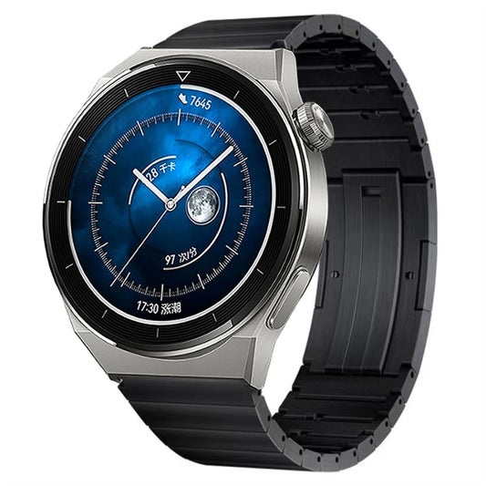 For Huawei Watch GT3 Pro 46mm Titanium Alloy Quick Release Watch Band(Black) by bashfashion
