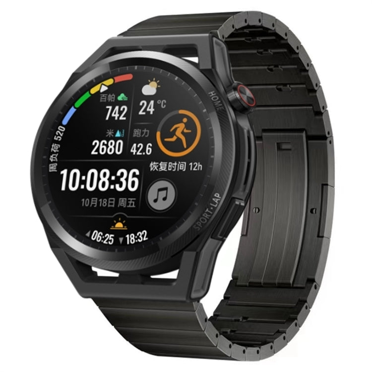For Huawei Watch GT Runner Titanium Alloy Quick Release Watch Band(Gray) by bashfashion