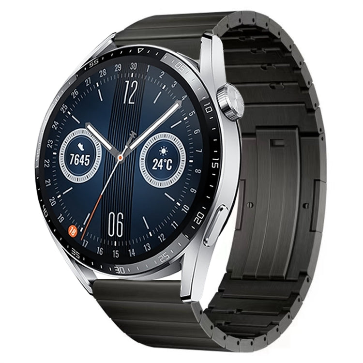 For Huawei Watch GT3 46mm Titanium Alloy Quick Release Watch Band(Gray) by bashfashion