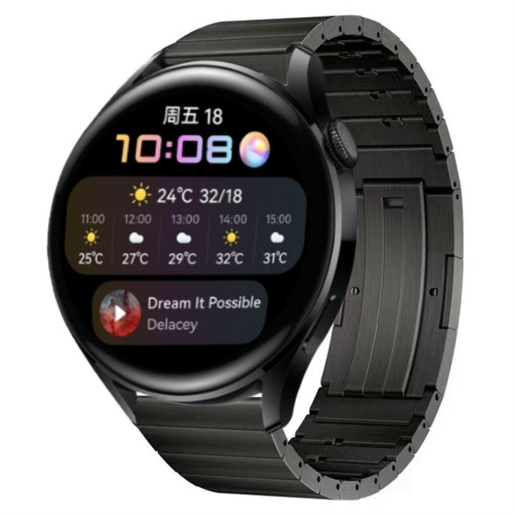 For Huawei Watch 3 Titanium Alloy Quick Release Watch Band(Gray) by bashfashion