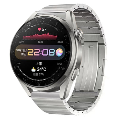 For Huawei Watch 3 Pro Titanium Alloy Quick Release Watch Band(Silver) by bashfashion