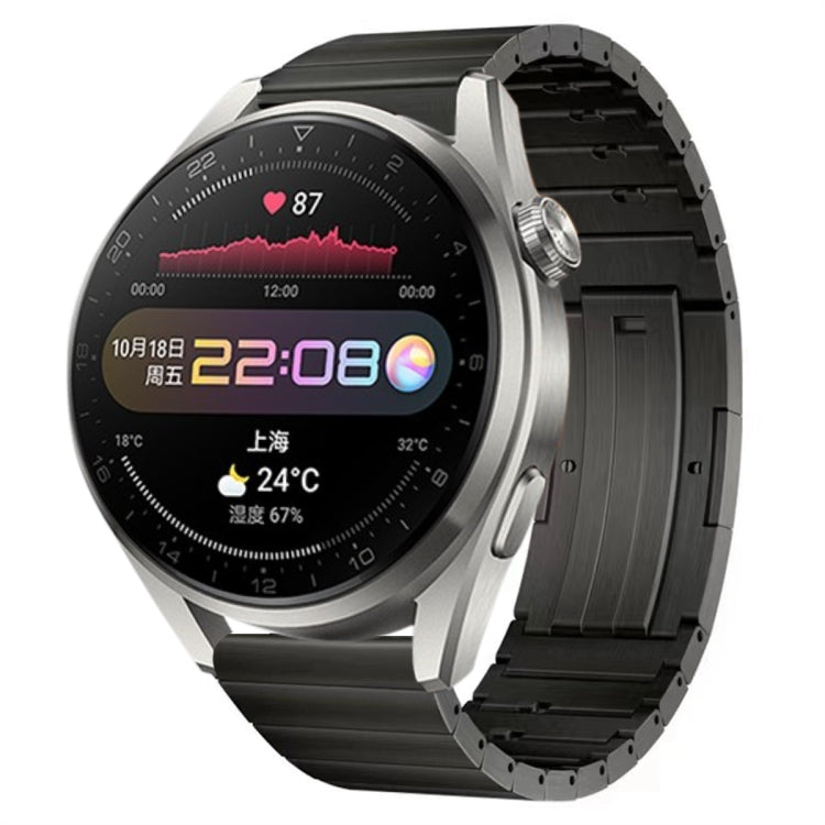 For Huawei Watch 3 Pro Titanium Alloy Quick Release Watch Band(Gray) by bashfashion