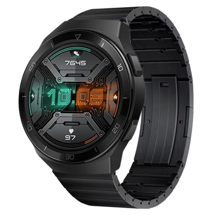 For Huawei Watch GT 2e Titanium Alloy Quick Release Watch Band(Black) by bashfashion