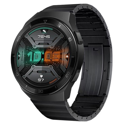 For Huawei Watch GT 2e Titanium Alloy Quick Release Watch Band(Black) by bashfashion