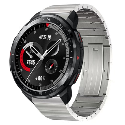 For Honor Watch GS Pro Titanium Alloy Quick Release Watch Band(Silver) by bashfashion