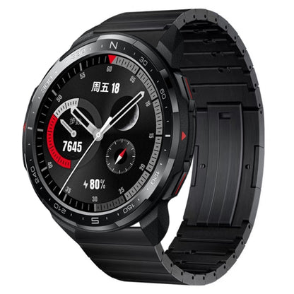 For Honor Watch GS Pro Titanium Alloy Quick Release Watch Band(Black) by bashfashion