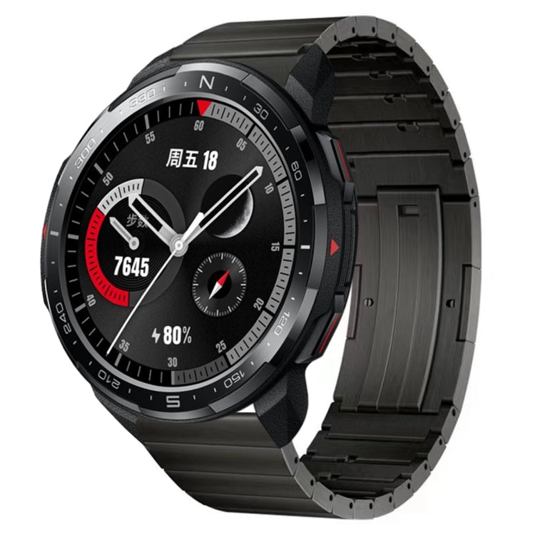 For Honor Watch GS Pro Titanium Alloy Quick Release Watch Band(Gray) by bashfashion