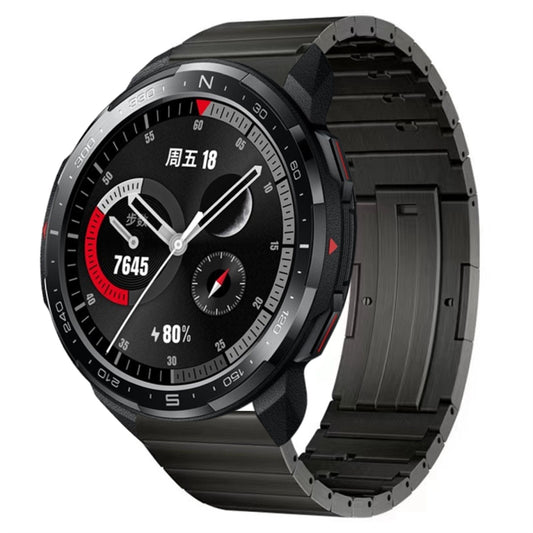 For Honor Watch GS Pro Titanium Alloy Quick Release Watch Band(Gray) by bashfashion