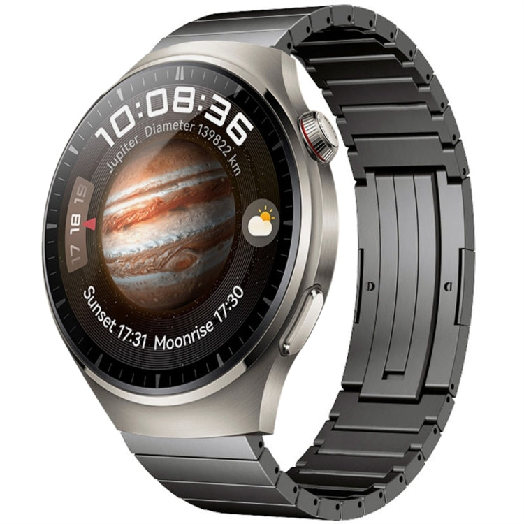 For Huawei Watch 4 / 4 Pro One Bead Titanium Alloy Watch Band(Gray) by bashfashion