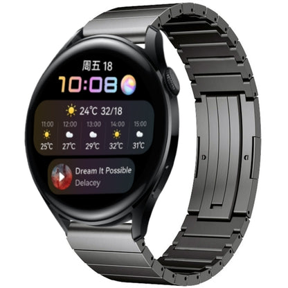 For Huawei Watch 3 One Bead Titanium Alloy Watch Band(Gray) by bashfashion