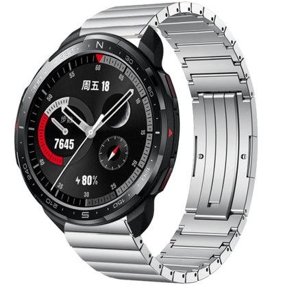 For Honor Watch GS Pro One Bead Titanium Alloy Watch Band(Silver) by bashfashion