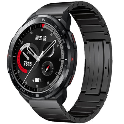 For Honor Watch GS Pro One Bead Titanium Alloy Watch Band(Black) by bashfashion