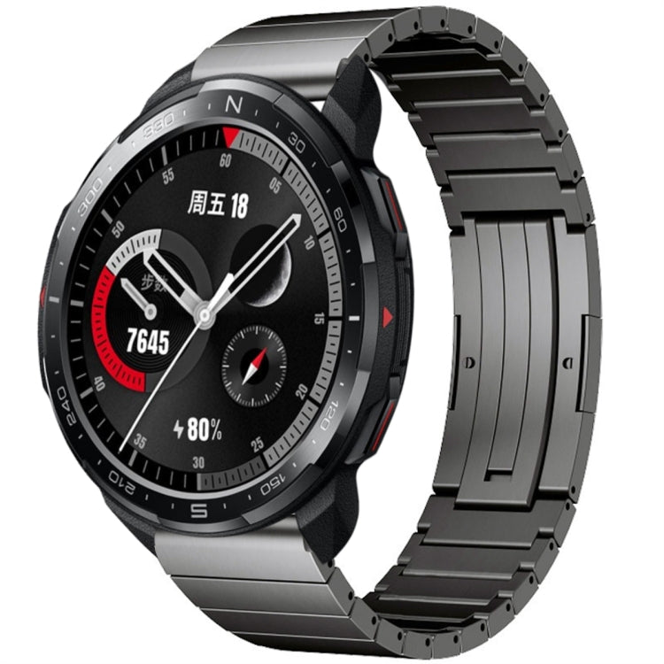For Honor Watch GS Pro One Bead Titanium Alloy Watch Band(Gray) by bashfashion