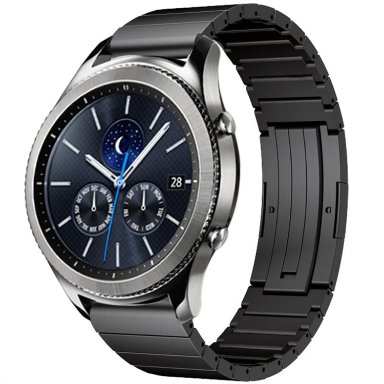 For Samsung Gear S3 Classic One Bead Titanium Alloy Watch Band(Black) by bashfashion