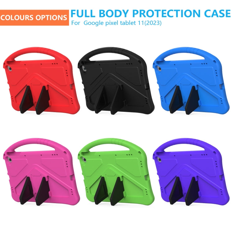 For Google Pixel Tablet 11 2023 EVA Shockproof Tablet Case with Holder(Black) by bashfashion