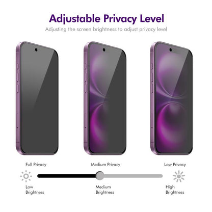 For iPhone Air ENKAY Hat-Prince 28 Degree Anti-peeping Tempered Glass Full Screen Film by ENKAY