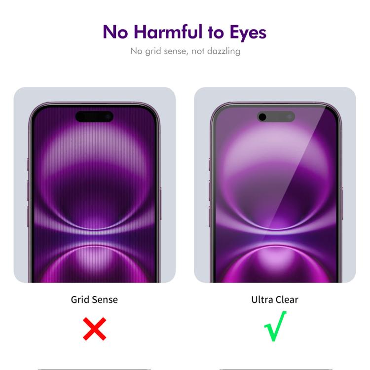 For iPhone Air 5pcs ENKAY Hat-Prince 28° Anti-peeping Tempered Glass Protector Full Screen Film by ENKAY