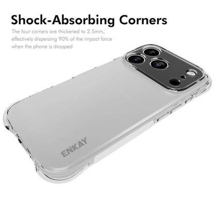 For iPhone 17 Pro ENKAY Hat-Prince Transparent TPU Shockproof Phone Case by ENKAY