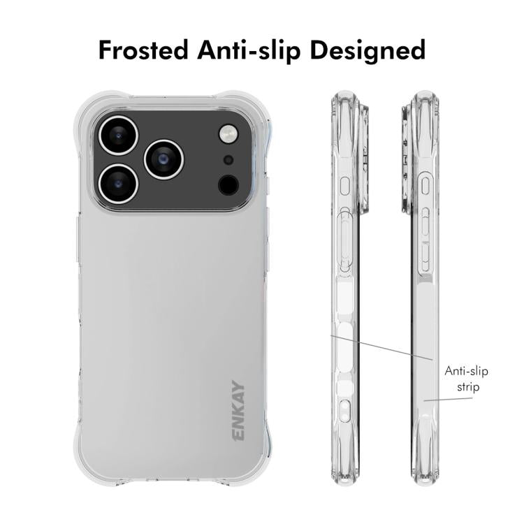 For iPhone 17 Pro Max ENKAY Hat-Prince Transparent TPU Shockproof Phone Case by ENKAY