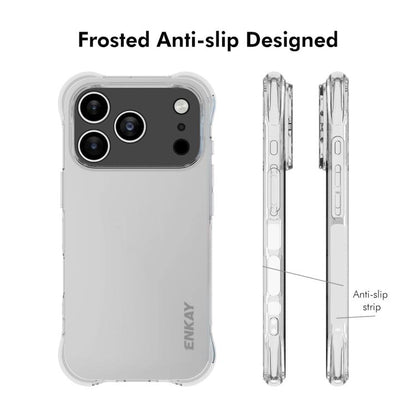 For iPhone 17 Pro Max ENKAY Hat-Prince Transparent TPU Shockproof Phone Case by ENKAY