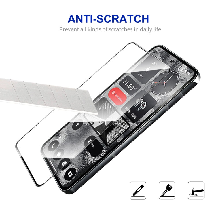 For Nothing Phone 2 ENKAY Full Glue High Aluminum-silicon Tempered Glass Film by ENKAY