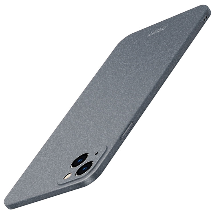 For iPhone 15 Pro Max MOFI Fandun Series Frosted PC Ultra-thin All-inclusive Phone Case(Gray) by MOFI