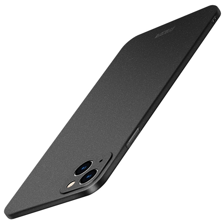For iPhone 15 MOFI Fandun Series Frosted PC Ultra-thin All-inclusive Phone Case(Black) by MOFI