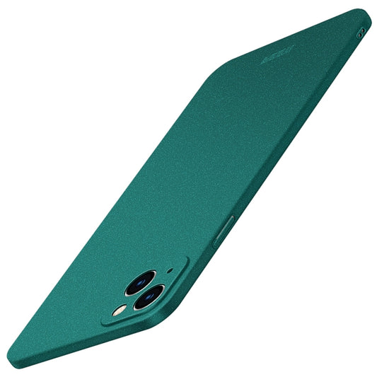 For iPhone 15 MOFI Fandun Series Frosted PC Ultra-thin All-inclusive Phone Case(Green) by MOFI