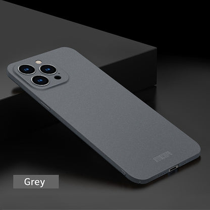 For iPhone 15 Pro MOFI Fandun Series Frosted PC Ultra-thin All-inclusive Phone Case(Gray) by MOFI