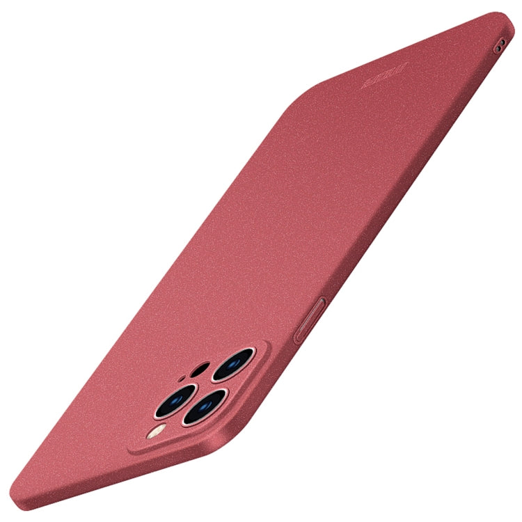 For iPhone 15 Pro MOFI Fandun Series Frosted PC Ultra-thin All-inclusive Phone Case(Red) by MOFI