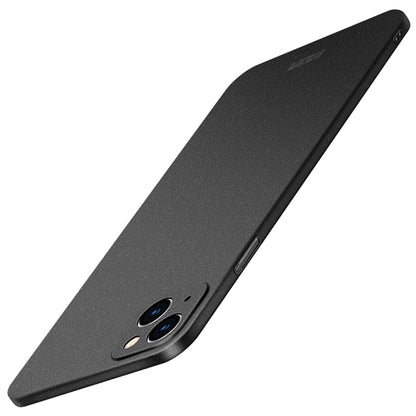 For iPhone 15 Plus MOFI Fandun Series Frosted PC Ultra-thin All-inclusive Phone Case(Black) by MOFI