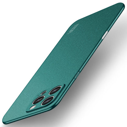 For iPhone 16 Pro Max MOFI Fandun Series Frosted PC Ultra-thin All-inclusive Phone Case(Green) by MOFI