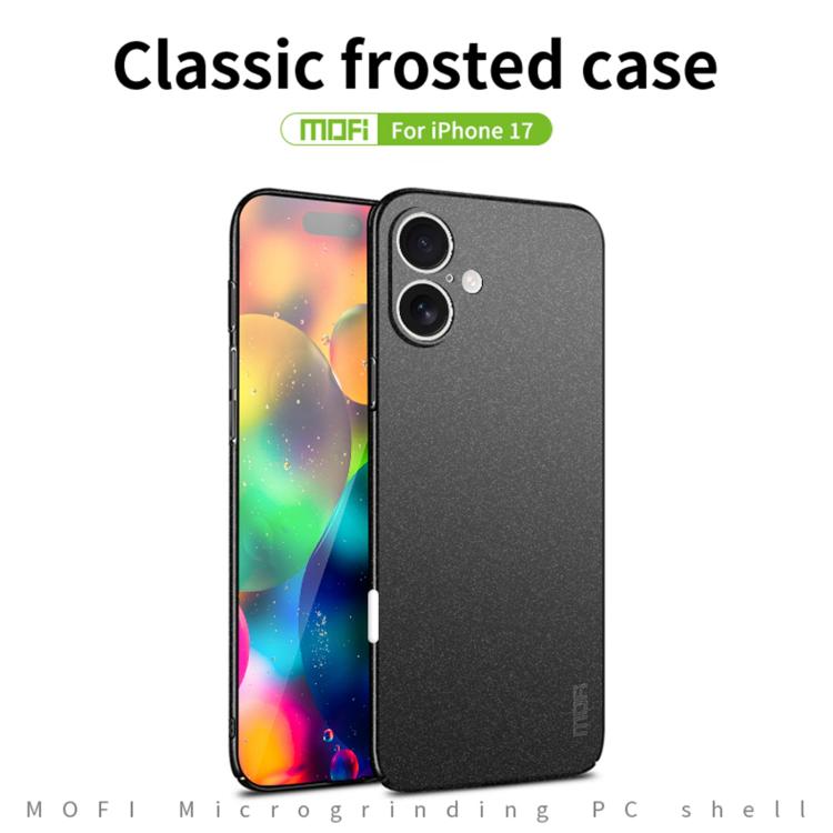 For iPhone 17 MOFI Fandun Series Frosted PC Ultra-thin All-inclusive Phone Case(Green) by MOFI