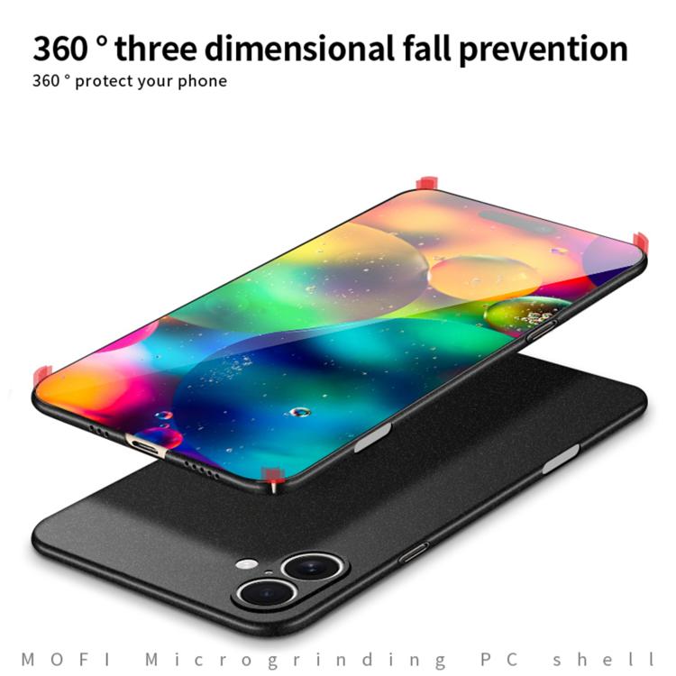 For iPhone 17 MOFI Fandun Series Frosted PC Ultra-thin All-inclusive Phone Case(Red) by MOFI