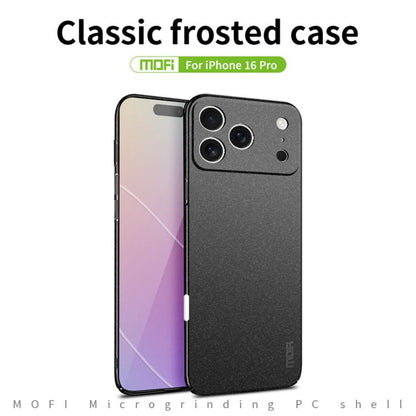 For iPhone 17 Pro MOFI Fandun Series Frosted PC Ultra-thin All-inclusive Phone Case(Blue) by MOFI