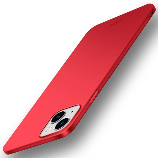 For iPhone 15 MOFI Frosted PC Ultra-thin Hard Phone Case(Red) by MOFI