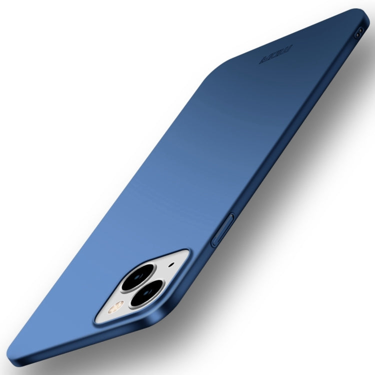 For iPhone 15 Pro MOFI Frosted PC Ultra-thin Hard Phone Case(Blue) by MOFI