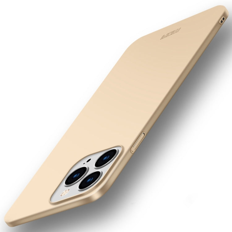 For iPhone 15 Pro Max MOFI Frosted PC Ultra-thin Hard Phone Case(Gold) by MOFI