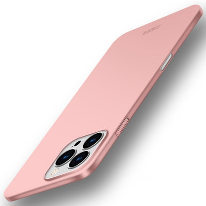For iPhone 16 Pro Max MOFI Frosted PC Ultra-thin Hard Phone Case(Rose Gold) by MOFI