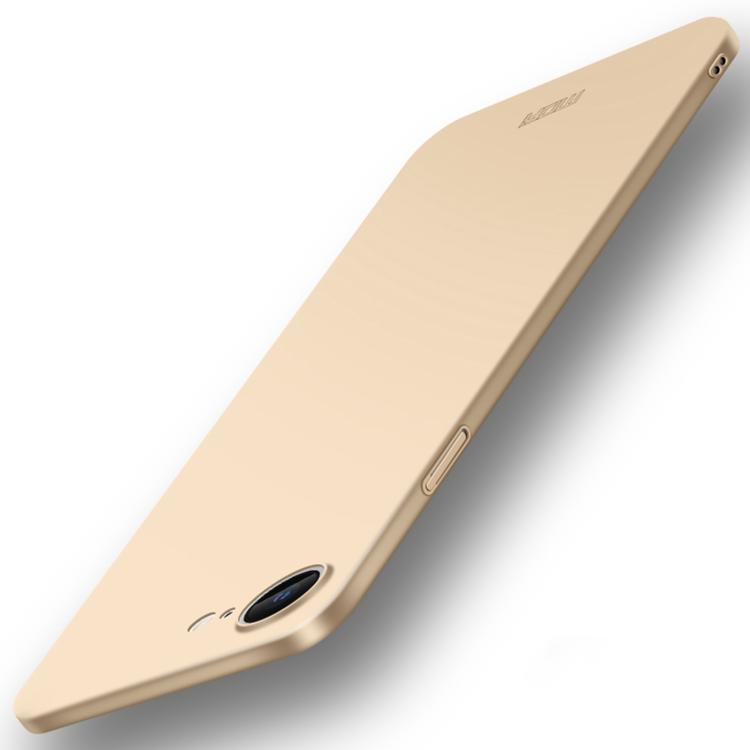 For iPhone 16e MOFI Frosted PC Ultra-thin Hard Phone Case(Gold) by MOFI