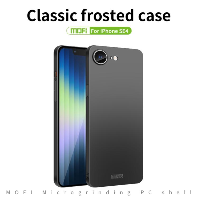 For iPhone 16e MOFI Frosted PC Ultra-thin Hard Phone Case(Gold) by MOFI