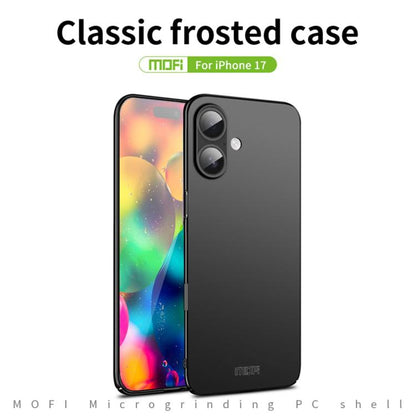 For iPhone 17 MOFI Frosted PC Ultra-thin Hard Phone Case(Blue) by MOFI