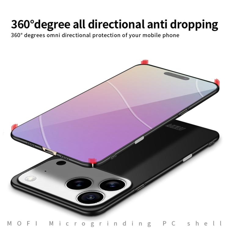 For iPhone 17 Pro MOFI Frosted PC Ultra-thin Hard Phone Case(Red) by MOFI