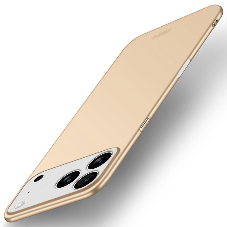 For iPhone 17 Pro MOFI Frosted PC Ultra-thin Hard Phone Case(Gold) by MOFI